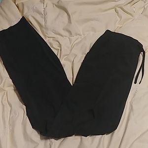 Jockey black scrub pants medium tall